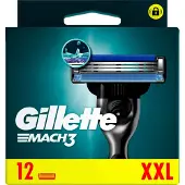 Procter & Gamble Gillette Rasierklingen, Mach3, 12 St