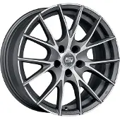 MSW Alufelge 25 9X18 5X110 Et 34 Matt Titanium Full Polished