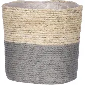 Edelman Dekorativer Aufbewahrungskorb Rachel 16 cm grau