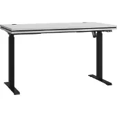 Masseno SCHREIBTISCH MALTESA 138x67x123,6 cm Bürotisch Computertisch, Grau