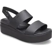 Crocs Sandalen Brooklyn Low Wedge W 206453 Schwarz