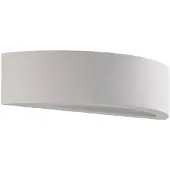 LINDBY Wandfluter Aurel, Gips, 30 cm, up/down, bemalbar, E14
