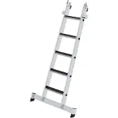 Proregal Stufen-Glasreinigerleiter Unterteil nivello-Traverse & clip-step R13 5 Stufen