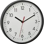 TFA-Dostmann Analoge Funk-Wanduhr mit Glasabdeckung 60.3550.01