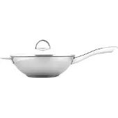 Gräwe Wokpfanne 28 cm, mit Glas-Deckel