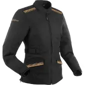 Bering Shine wasserdichte Damen Motorrad Textiljacke, schwarz/gold, 42