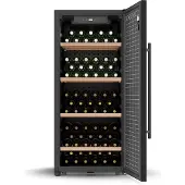 Klarstein Weinkühlschrank CellarMax | 114 Flaschen | Kompressor | Energieeffizienz E Schwarz