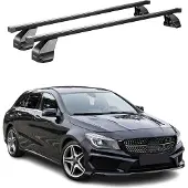 Menabo Dachträger Grundtäger für Mercedes CLA X117 2015-2019 75kg Stahl Schwarz