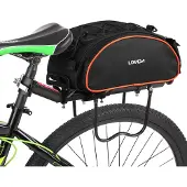 Lixada 13L Multifunktionale Fahrrad-Ruecksitz-Tasche Outdoor-Fahrradtraeger-Sitztasche Gepaecktraegertasche Handtasche Umhaengetasche