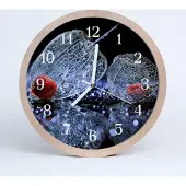 Tulup Holzuhr 30fi cm wanduhr - Natur