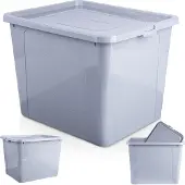 B2X Aufbewahrungsbehälter Aufbewahrungsbox Kiste Kunststoff-Behälter Container mit Deckel 30 L