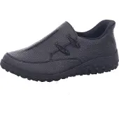 Rieker Ready2Go Sneaker schwarz mit Weichbettung Softschaum und Gummizug