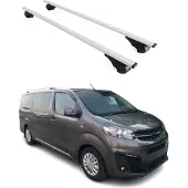 Omac Dachträger Grundtäger für Opel Vivaro C 2019-2025 75kg Metall Silber 2 tlg