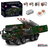 Mould King 8x4 RC Raketen-LKW Militär Militärgrün 20045