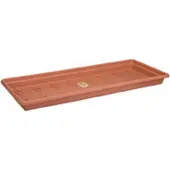 Elho green basics Garten xxl Untersetzer 80cm - mild tonrot
