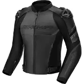 SHIMA Bandit 2.0 perforierte Motorrad Lederjacke, schwarz, 56