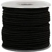 Creativ Company elastische Kordel schwarz 2 mm 25 m Bastelband