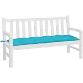 vidaXL "Winter Sale" Gartenmöbelauflagen - Türkis Gartenbank-Auflage Türkis 150x50x7cm Oxford-Gewebe DE6625481