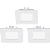 Eglo Fueva 1, Einbaustrahler, Nicht austauschbare(s) Leuchtmittel, LED, 8,1 W, 3000 K, Weiß