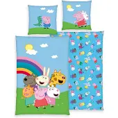 Herding Peppa Pig Flanell-Bettwäsche