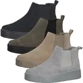 Tamaris Damen Stiefeletten Boots Leder 1-25813-27, Größe:39 EU, Farbe:Grün