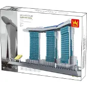 Wange The Marina Bay Sands, Bausatz, 6 Jahr(e), ABS, 881 Stück(e)
