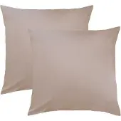 Bettwaren-Shop Single Jersey Kissenbezug Ulm 2er Pack 40x40 cm basalt