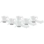 Villeroy & Boch NewWave Caffè Espressotasse mit Unterteller 80 ml 6er Set