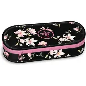 ARS UNA Schlamper-Etui Magnolia, schwarz-rosa, für Mädchen