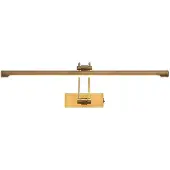 LUCANDE Dimitrij Bow Wandleuchte Brass - , Dimitrij, Bronze / Altmessing, für Wohnzimmer, Metall, Antik