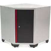 HBM Deluxe Eckregal mit Tür für Werkstattausrüstung
