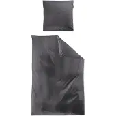 Irisette Lyocell-Satin Bettwäsche-Garnitur Lotus 8521 Farbe grau 155x200+80x80cm