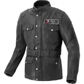Bogotto Bristol Motorrad Lederjacke, schwarz, 48