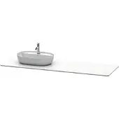 Duravit Luv Quarzsteinkonsole, Breite 1783mm, passend zu Waschtischunterbau LU9563, LU9568, LU9468L1717, Farbe: Weiß Struktur