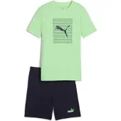 Puma Ess Logo Lab Set Grün 15-16 Years Jungen,Mädchen Grün 15-16 Years