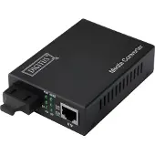 Digitus Gigabit Medienkonverter, RJ45 / SC, 1000 Mbit/s, 1000Base-T, IEEE 802.3, IEEE 802.3u, IEEE 802.3z, Gigabit Ethernet, Voll, Halb, 500 m