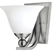HINKLEY Elstead Bolla Wandleuchte E27 22cm Nickel gebürstet