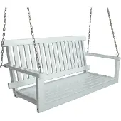 Garden Pleasure Hängebank Augusta aus Holz, Farbe: weiß