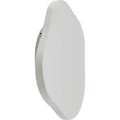 LINDBY Nielson LED-Wandleuchte 30 x 30 cm weiß Gips - , Nielson, dimmbar, Weiß, für Wohnzimmer, Gips / Ton, Modern