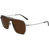 Karl Lagerfeld KL350S N Matte silver 58/13/140 Herren Sonnenbrillen