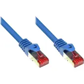 GOOD CONNECTIONS RNS Patchkabel mit Rastnasenschutz, Cat. 6, S/FTP, PiMF, PVC, 250MHz, blau, 20m,