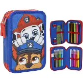 Cerdá Zweistöckiger Schuletui Paw Patrol blau – ausgestattet