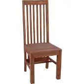 MiaMöbel Esszimmerstuhl Thali - Aus lackiertem Sheesham Massivholz - HBT: 100x45x45 cm - Möbel für Esszimmer & Küche