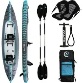 Coasto KAJAK CAPITOLE 2 Places aufblasbar Kanu Touring Boot 2er Kayak 426cm
