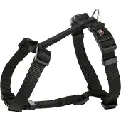 Trixie Premium H-Geschirr, XXS–XS: 20–32 cm / 10 mm, schwarz