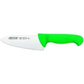 Arcos Kochmesser 2900- Prof 292021 aus Nitrum-Edelstahl und mango ergonomisches grünes Polypropylen mit 15 cm Klinge, Vitrine