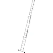 Proregal Sprossen-Schiebeleiter 3-teilig mit Standard-Traverse 3x10 Sprossen