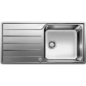 BLANCO 523035 Edelstahlspüle LEMIS XL 6 S-IF mit Excenterbedienung / Auflagespüle / Spüle