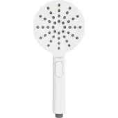 Wenko Dusch Kopf DESIGN Weiß Ø 12 cm Brause Hand Dusche Universal Spa Wellness