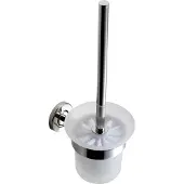 Kwc AR WC-Bürstenhalter, MEDIUS, Edst., 115x340x140 mm, AP, hgl, Bürste, Becher